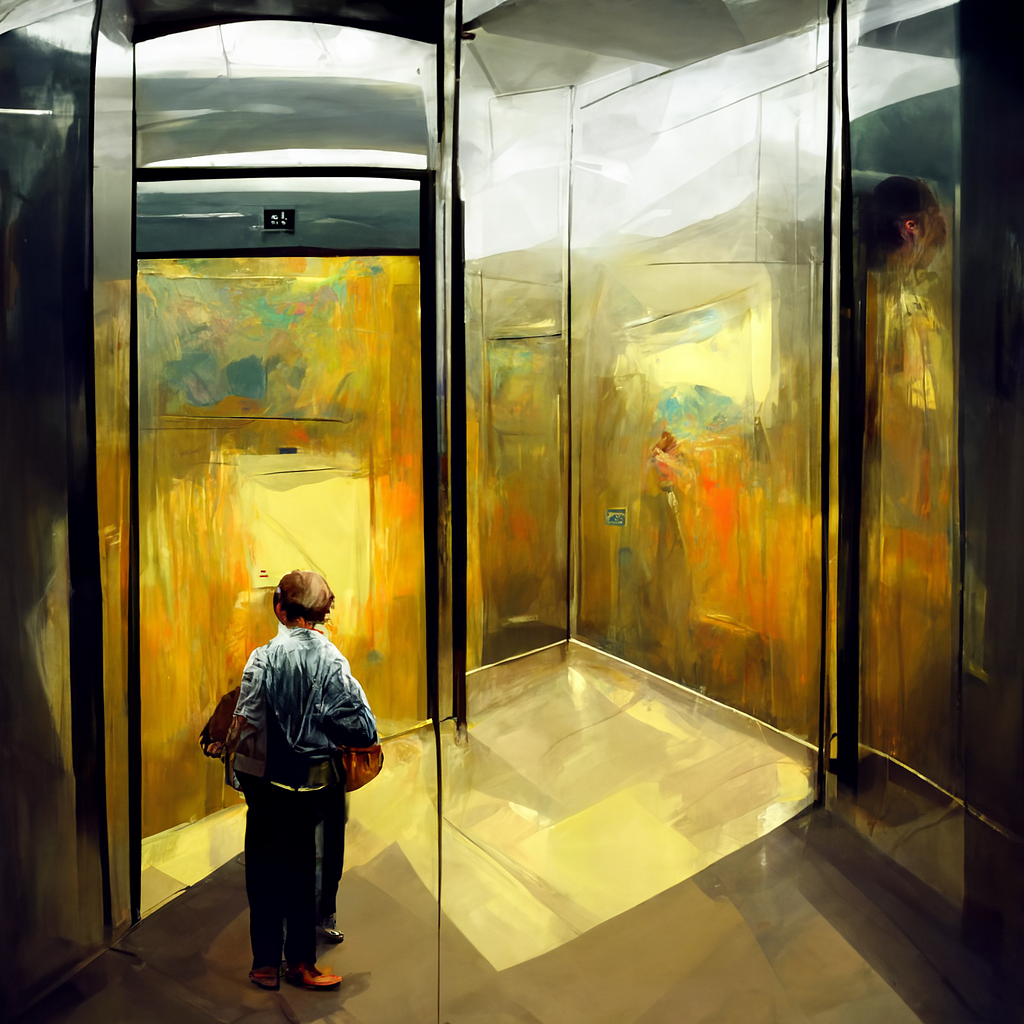 pompt: show me the elevator pitch of an artist as coach