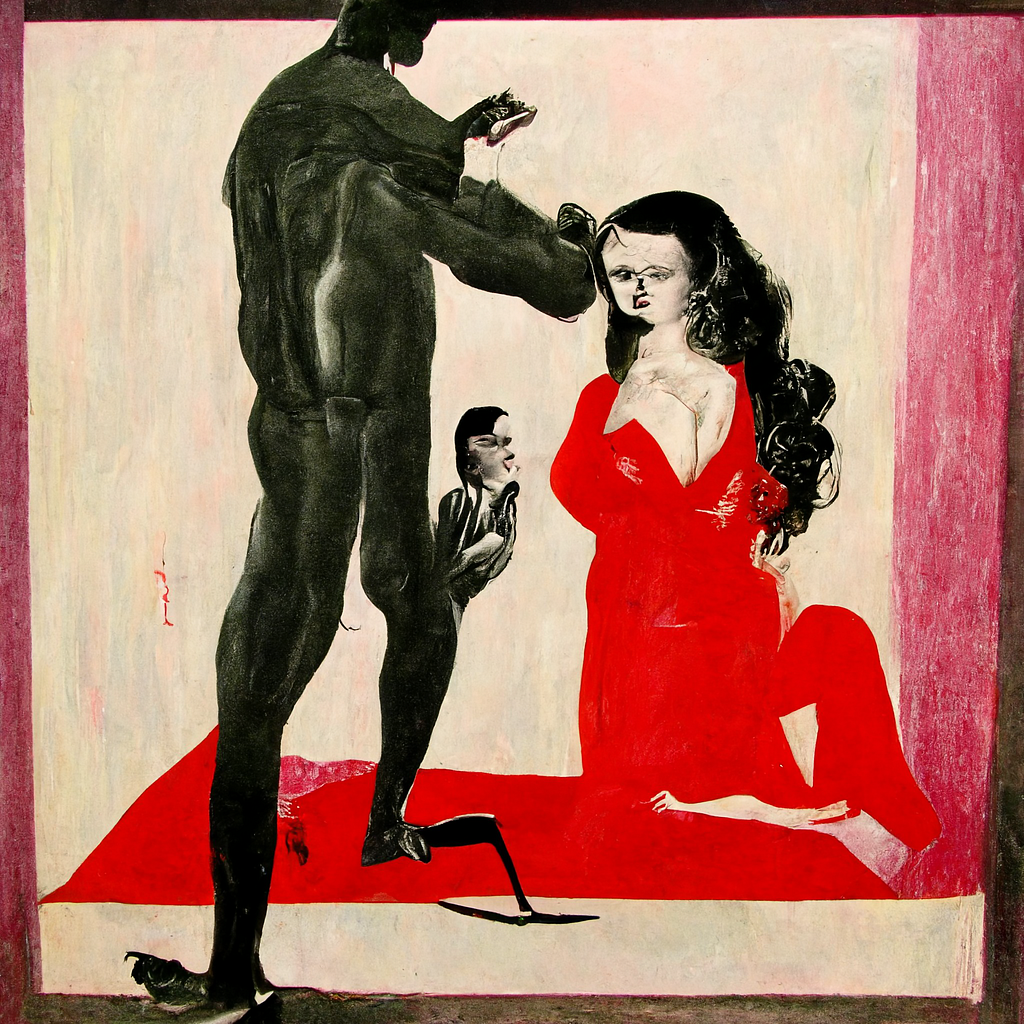 prompt the subversion of desire - Neo Rauch Style
